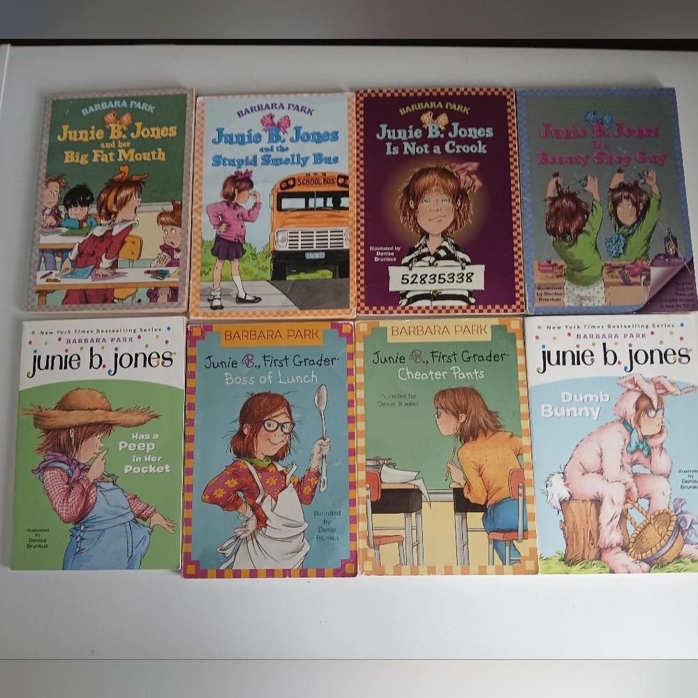8 Junie B Jones Books Lot of Paperback Books Kids Chapter